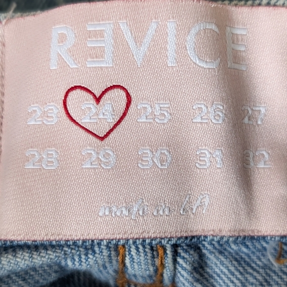 Revice Denim Patchwork High Waist Straight Leg Jeans Size 24 | Y2K Vintage Style - Picture 14 of 15